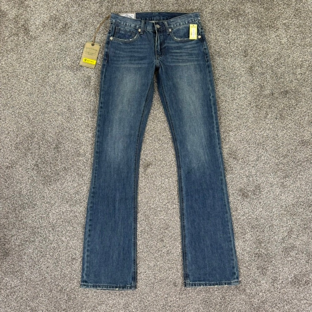 NEW Stetson 1014 Rocker Boot Leg Fit Jeans Mens 31x38 Medium Wash Denim Western